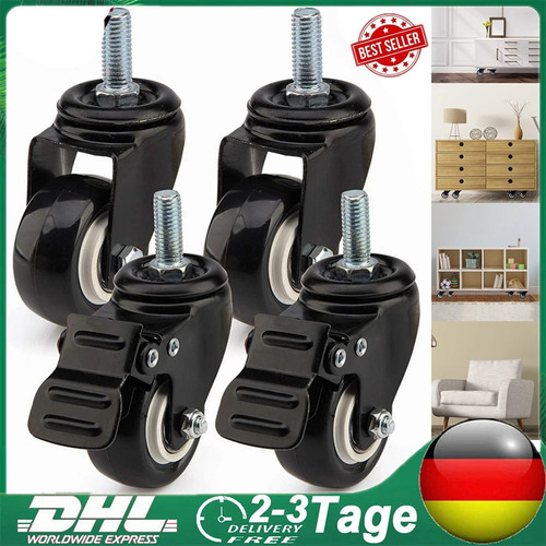 Lenkrollen mit m8 - 4x,