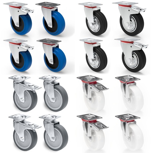 Transportrollen 4er set - transportrollen, -set