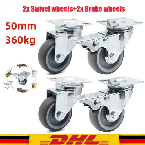 4er set schwerlastrollen mit - 4er,