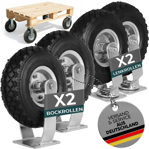 Bockrolle 2 x lenkrolle - x,
